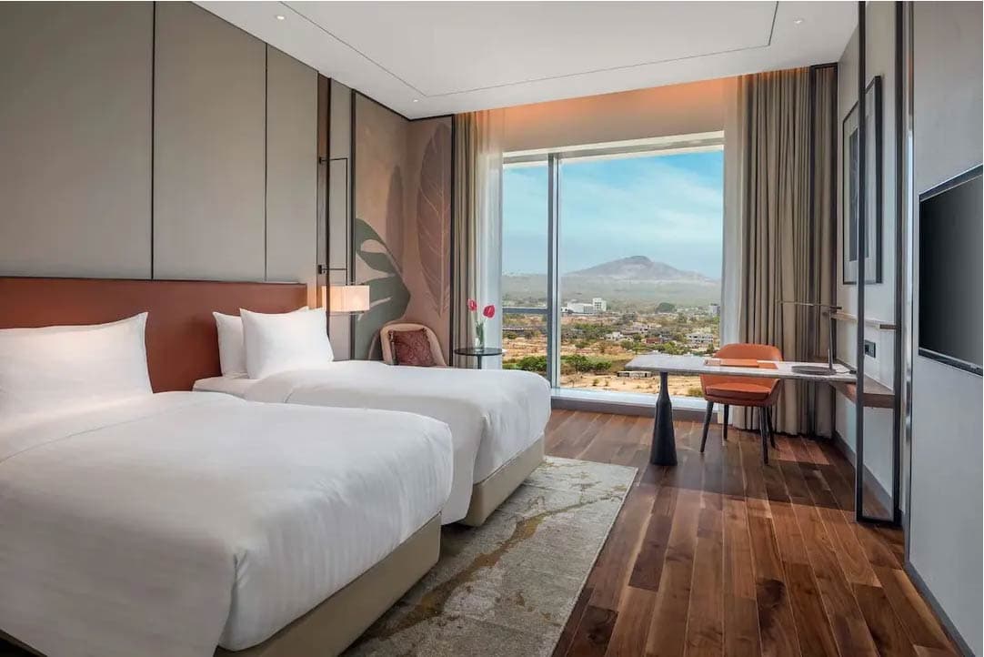 Deluxe room at Radisson Blu, Nashik